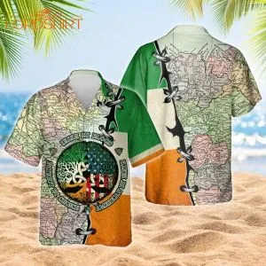 Irish By Blood American By Birth Patriot Hawaiian Shirt