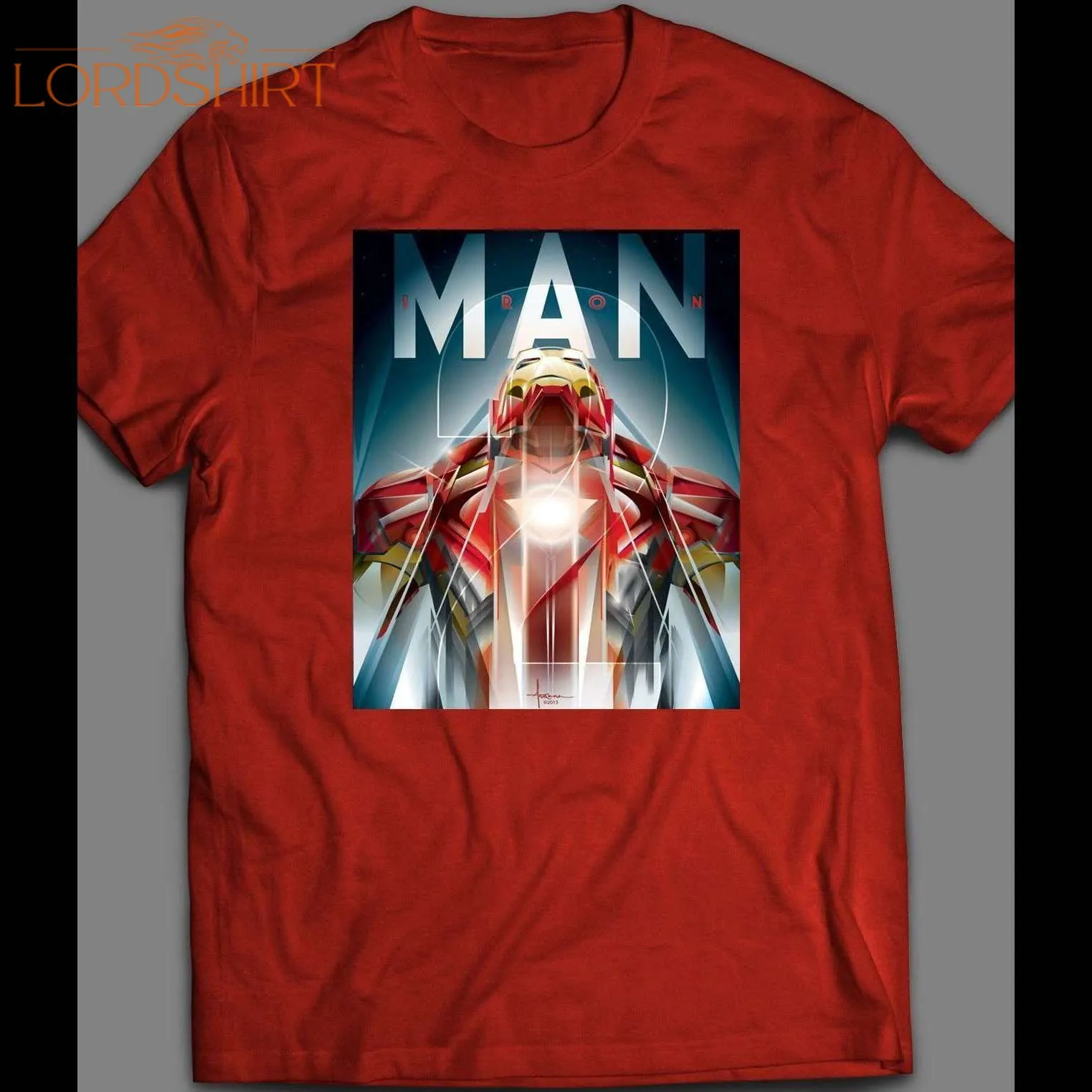 Iron Man Art Deco Poster Shirt