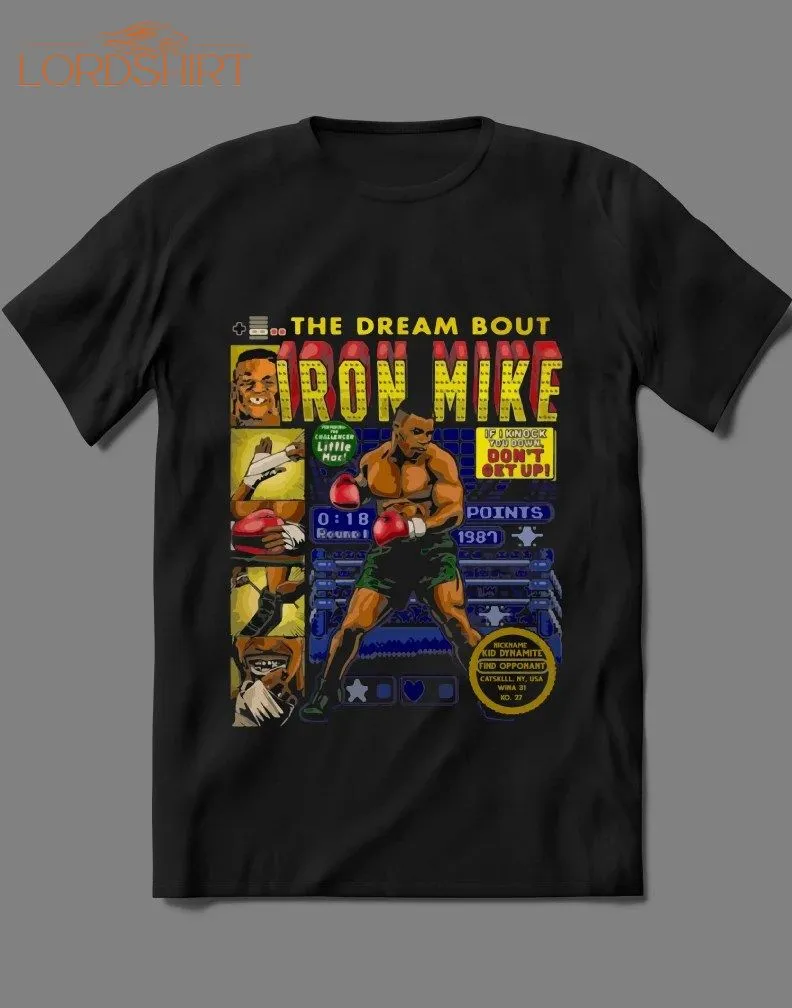 Iron Mike Kid Dynamite Comic Book Video Game Parody High Quality Shirt