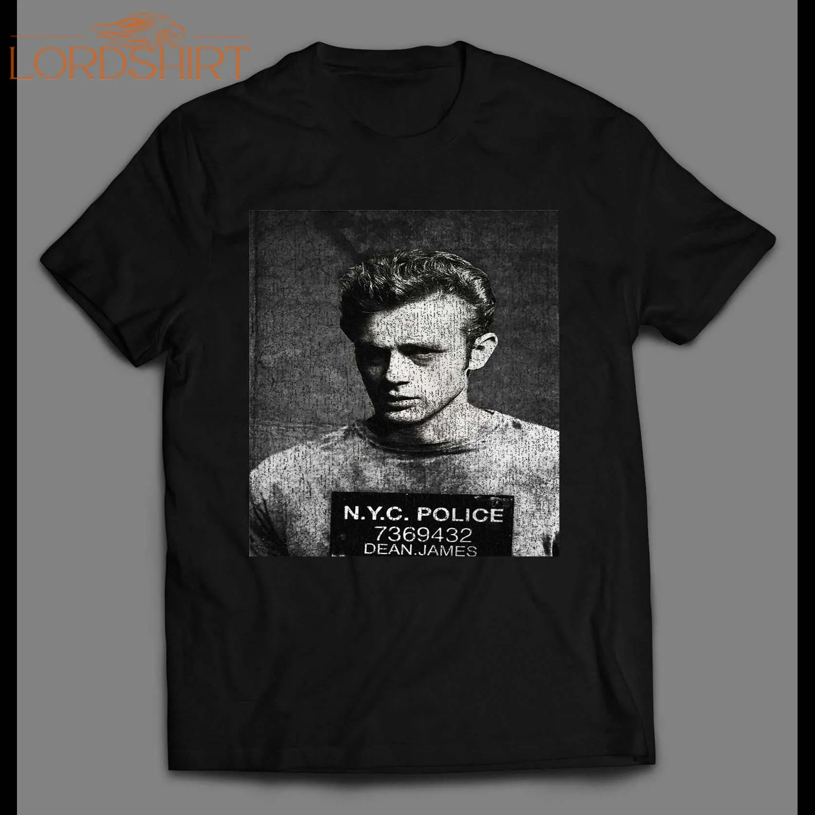 James Vintage Mugshot Photo Shirt