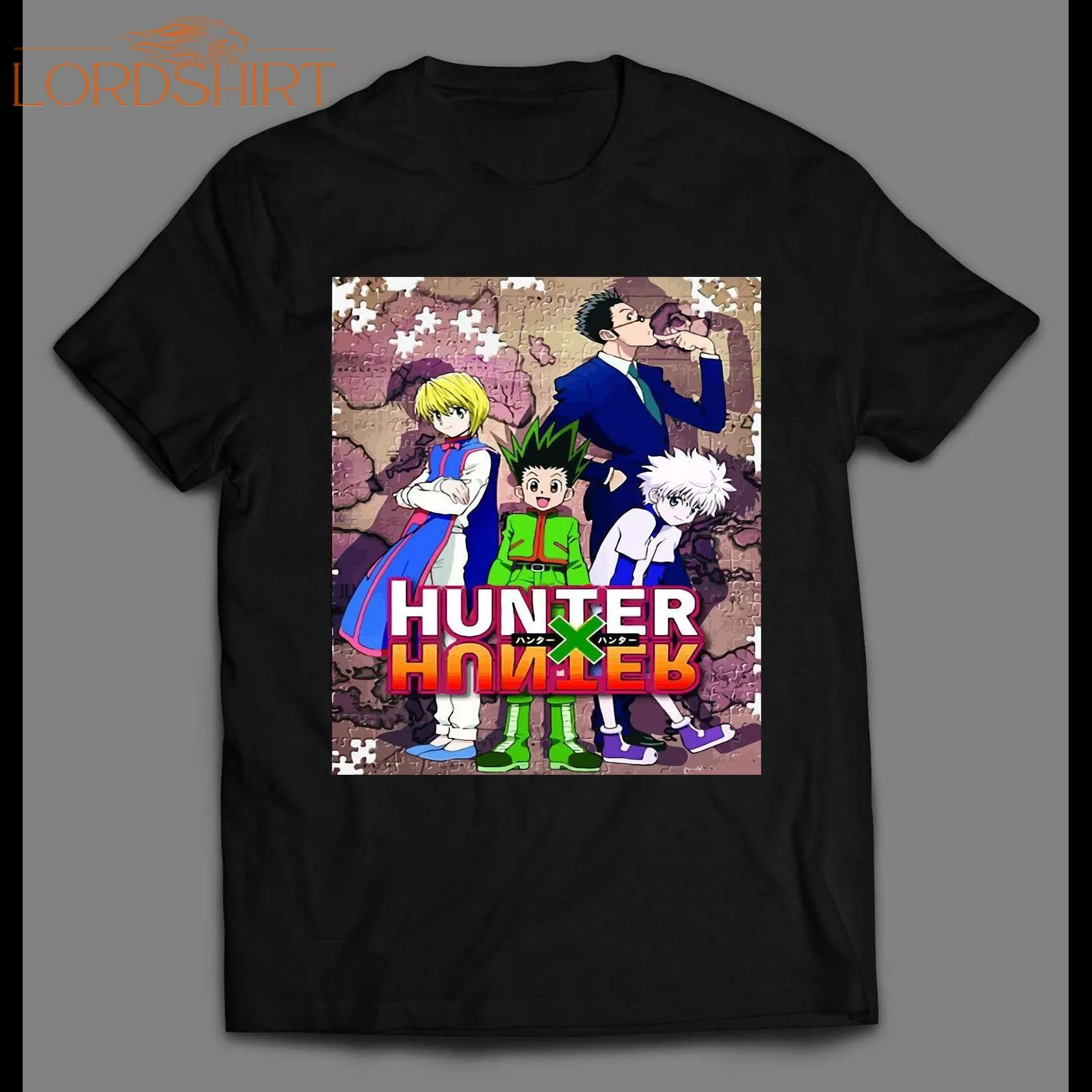 Japanese Anime X Hunter Puzzle Art High Quality Art Shirt