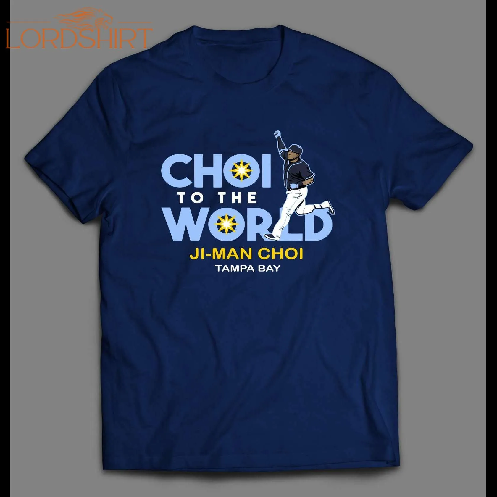 Ji-man Choi Choi To The World Oldskool Style Baseball Shirt