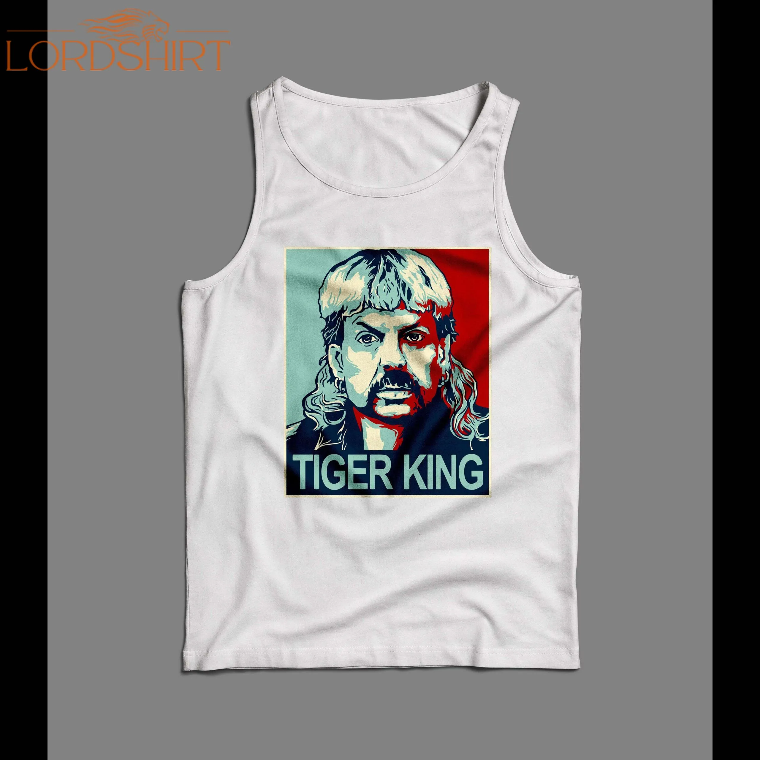 Joe Exotic Pop Art Poster Art The Tiger King Tank Top