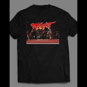 Karate Kid Fight Scene Street Fighter Parody Shirt