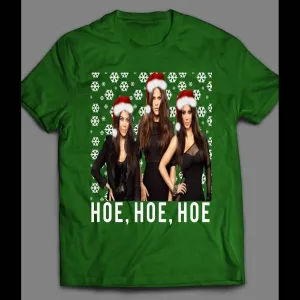 Kardashian's Hoe, Hoe, Hoe Funny Christmas Shirt