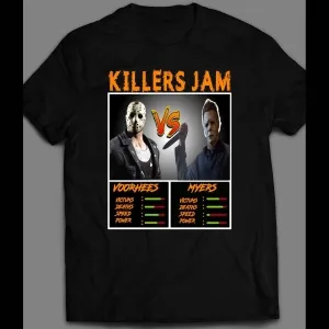Killers Jam Voorhees Vs Myers Halloween Shirt