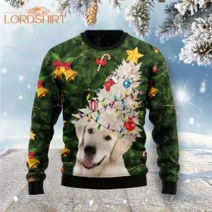 Labrador Retriever Noel Tree Ugly Christmas Sweater