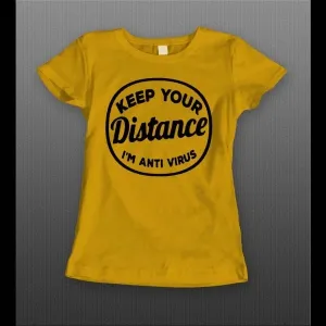 Ladies Social Distancing Keep Your Distance Shirt