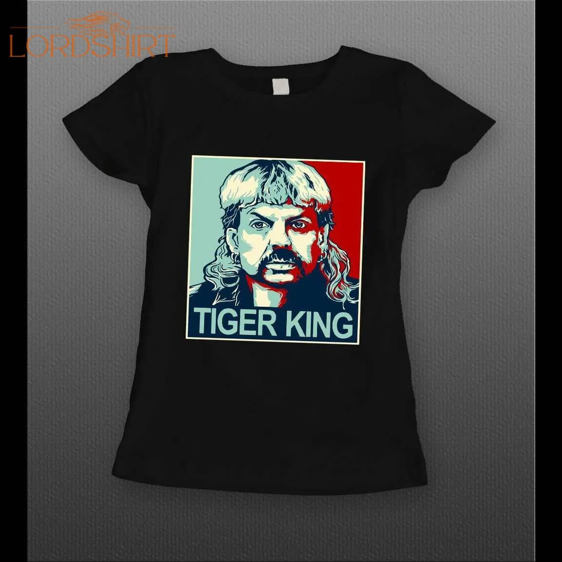 Ladies Style Joe Exotic Pop Art Poster Art The Tiger King Shirt