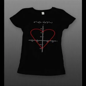 Ladies The Equation Of Love Valentine's Day Shirt