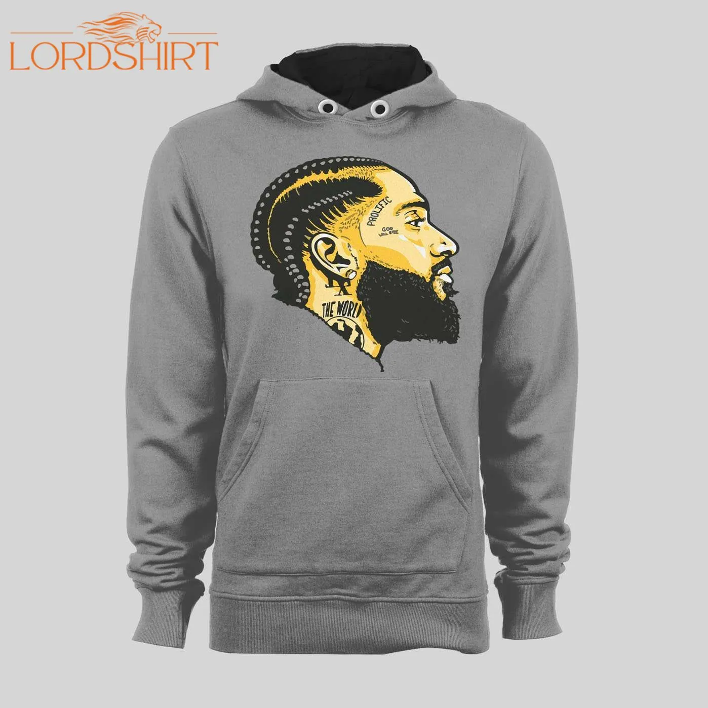 Late West Coast Rapper Nipsey Oldskool Custom Art Hip Hop Sweatshirt / Hoodie