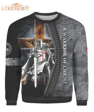 Legend Of Knight Templar Ugly Christmas Sweater