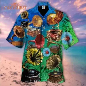 Let Gramophone Record Revive Memories Hawaiian Shirt