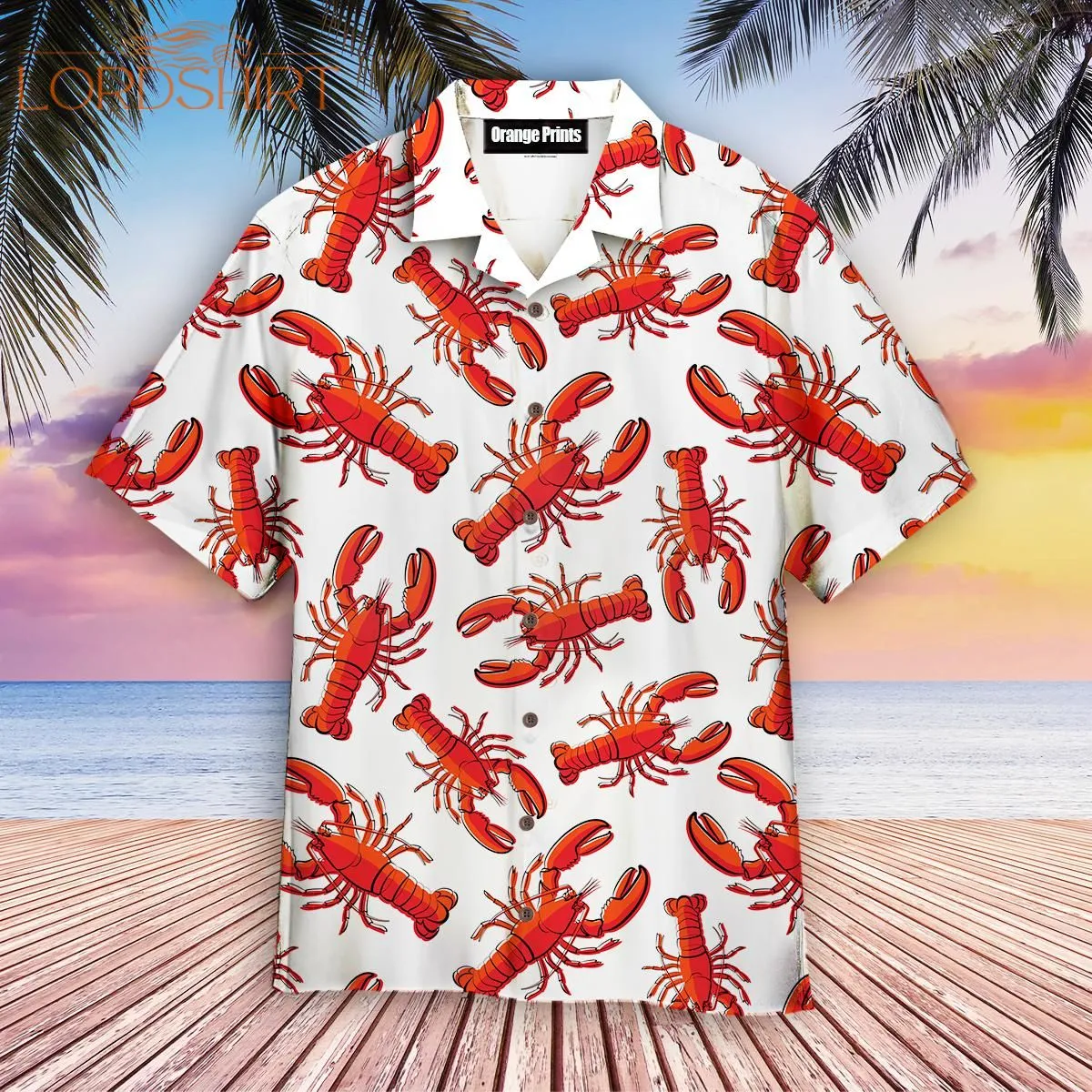 Life Is Better With Red Lobster Seafood Hawaiian Shirt