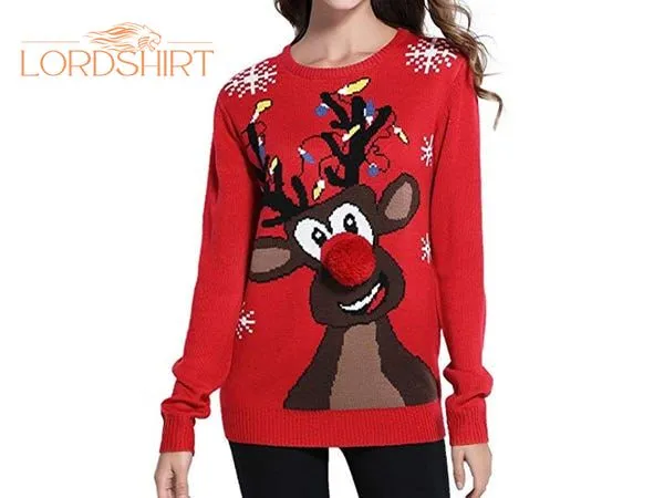 Lighting Smartdeer Ugly Christmas Sweater