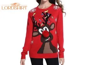 Lighting Smartdeer Ugly Christmas Sweater