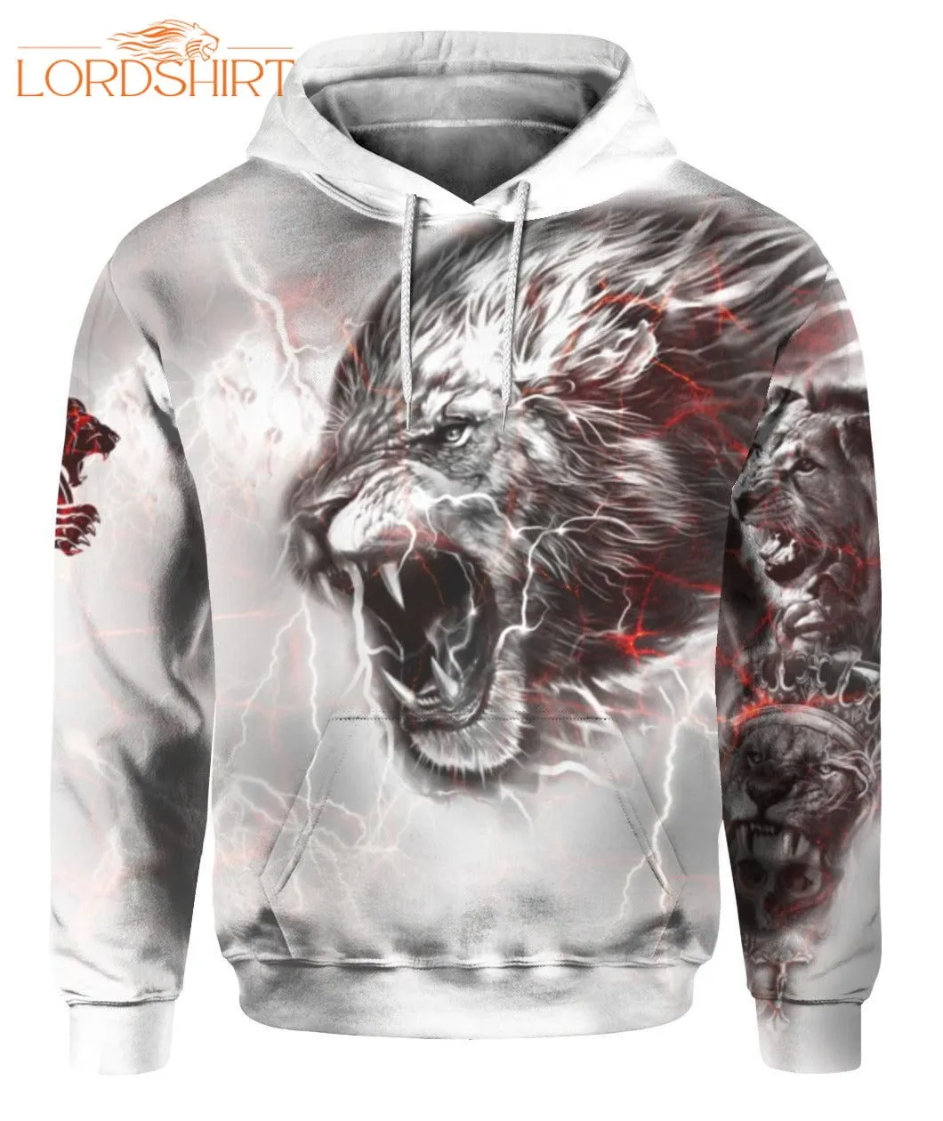 Lion Tattoo Thunder 3d All Over Print