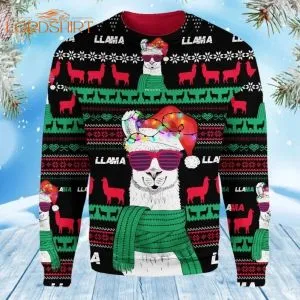 Llama Funny Ugly Christmas Sweater