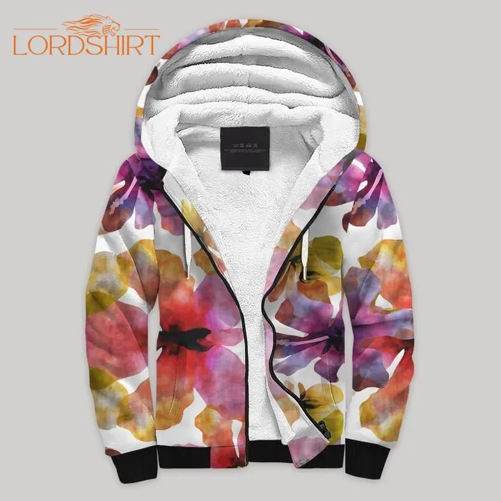 Love Hawaii Fleece Zip Hoodie All Over Print