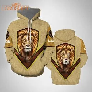 Love Lion Golden 3d All Over Print