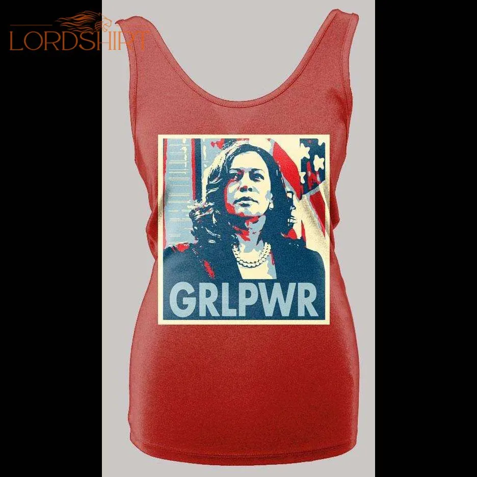 Madam V.p. Grlpwr Election 2020 Pop Art Poster Ladies Tank Top