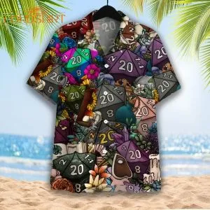 Magic Polyhedral Dice Hawaiian Shirt