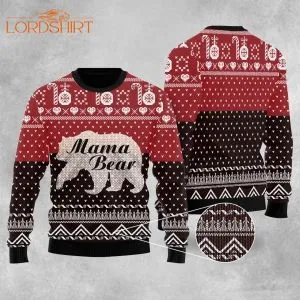 Mama Bear Ugly Christmas Sweater