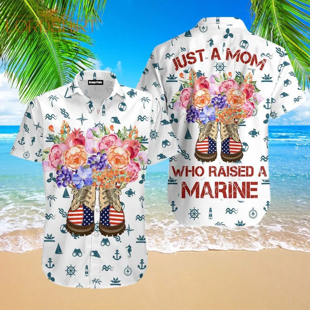 Marine Mom Hawaiian Shirt