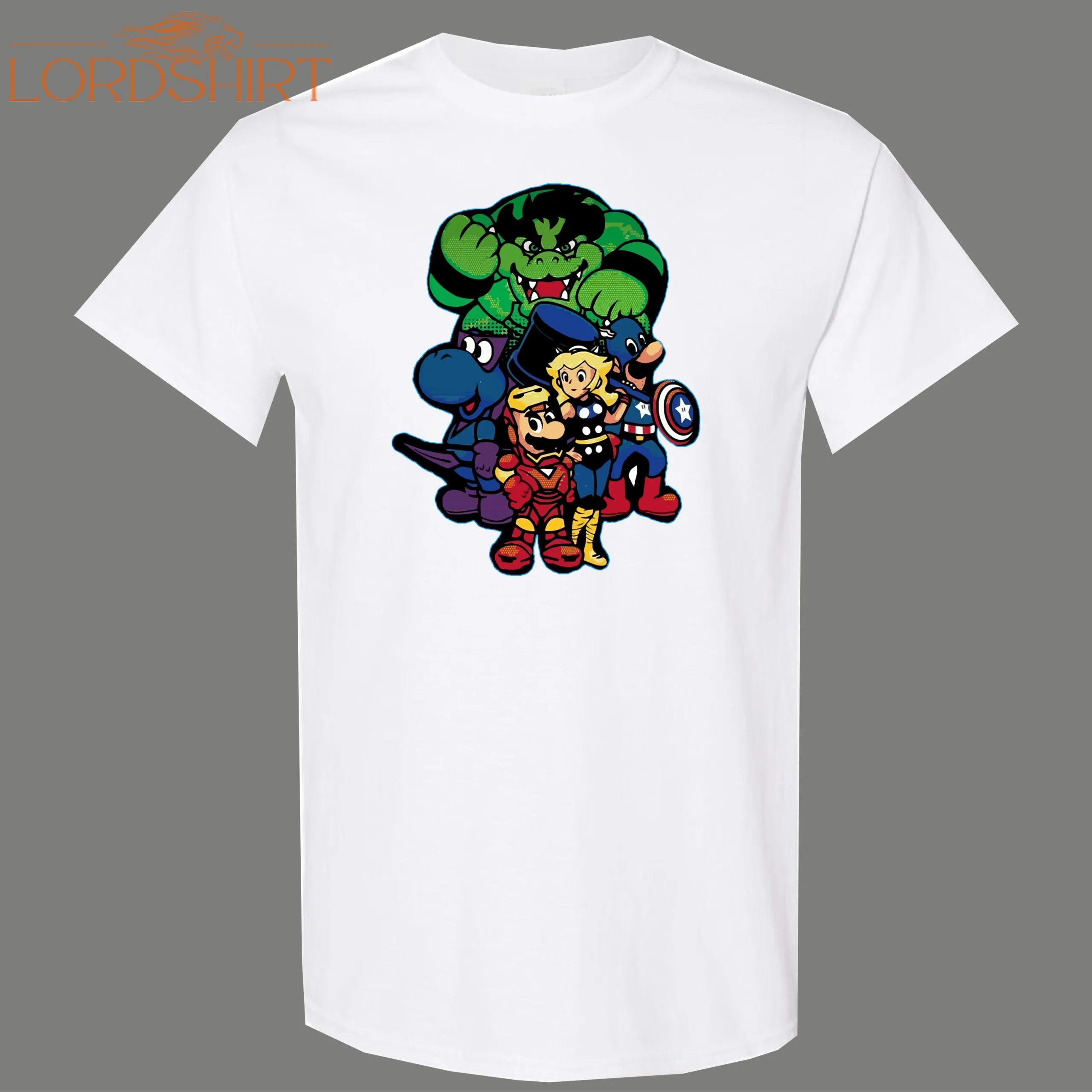 Mario Koopa Comicbook Mashup Parody Cartoons Funny Shirt* Many Colors