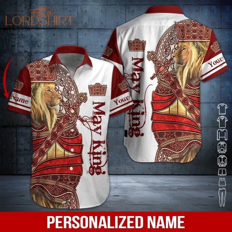 May Guy Custom Name Hawaiian Shirt