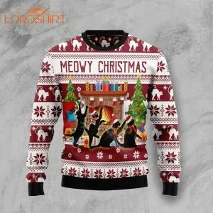 Meowy Christmas Funny Ugly Christmas Sweater