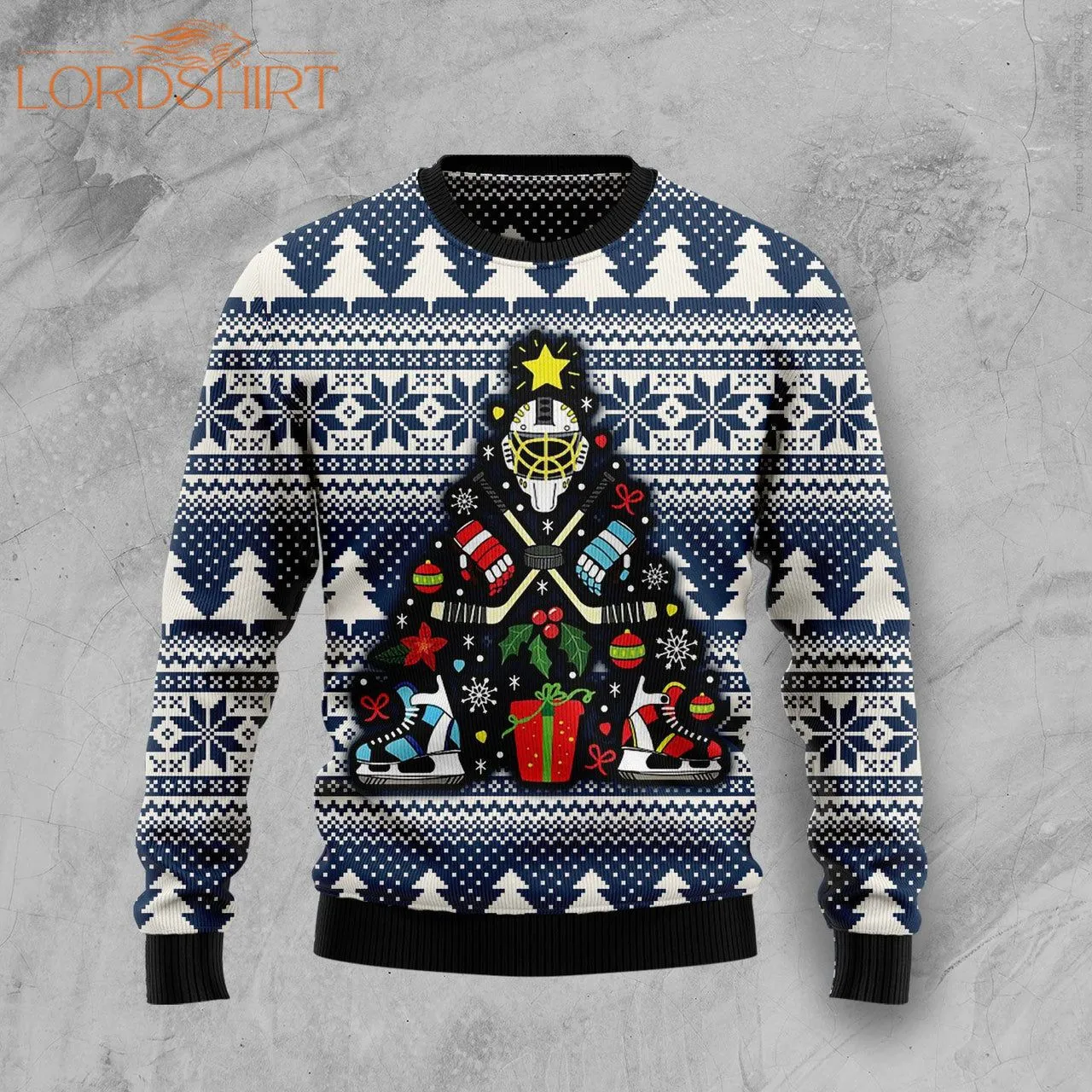 Merry Christmas Hockey Ugly Christmas Sweater