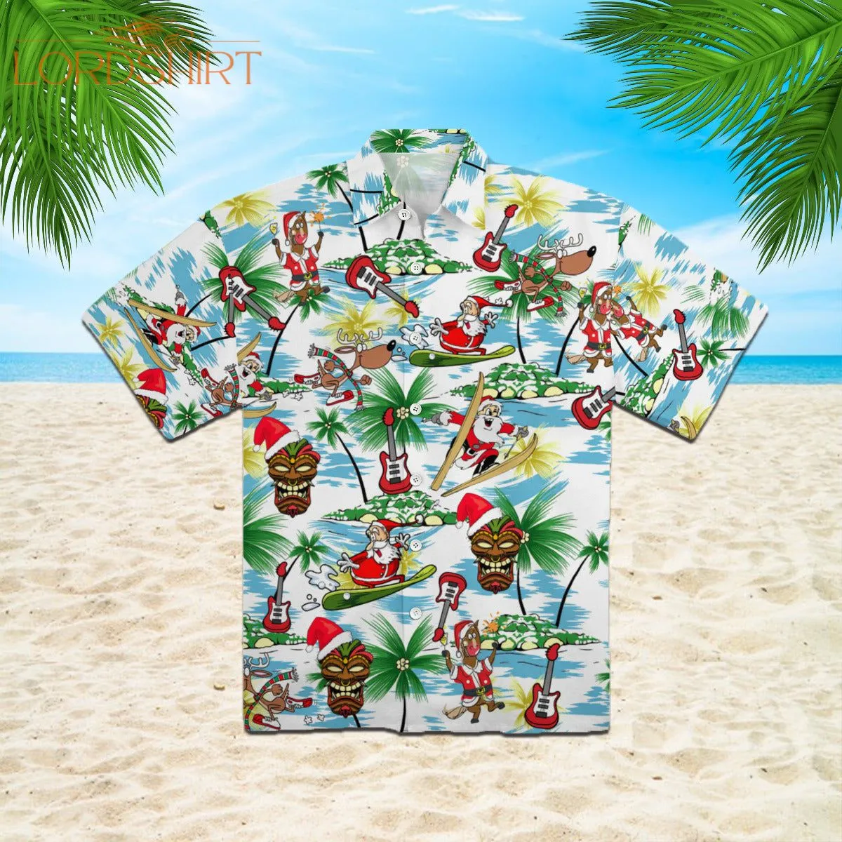 Merry Christmas Santa Claus Hawaiian Shirt