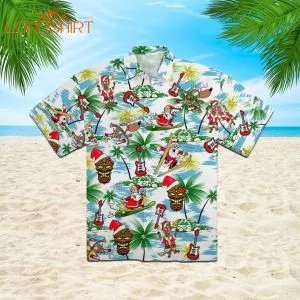 Merry Christmas Santa Claus Hawaiian Shirt