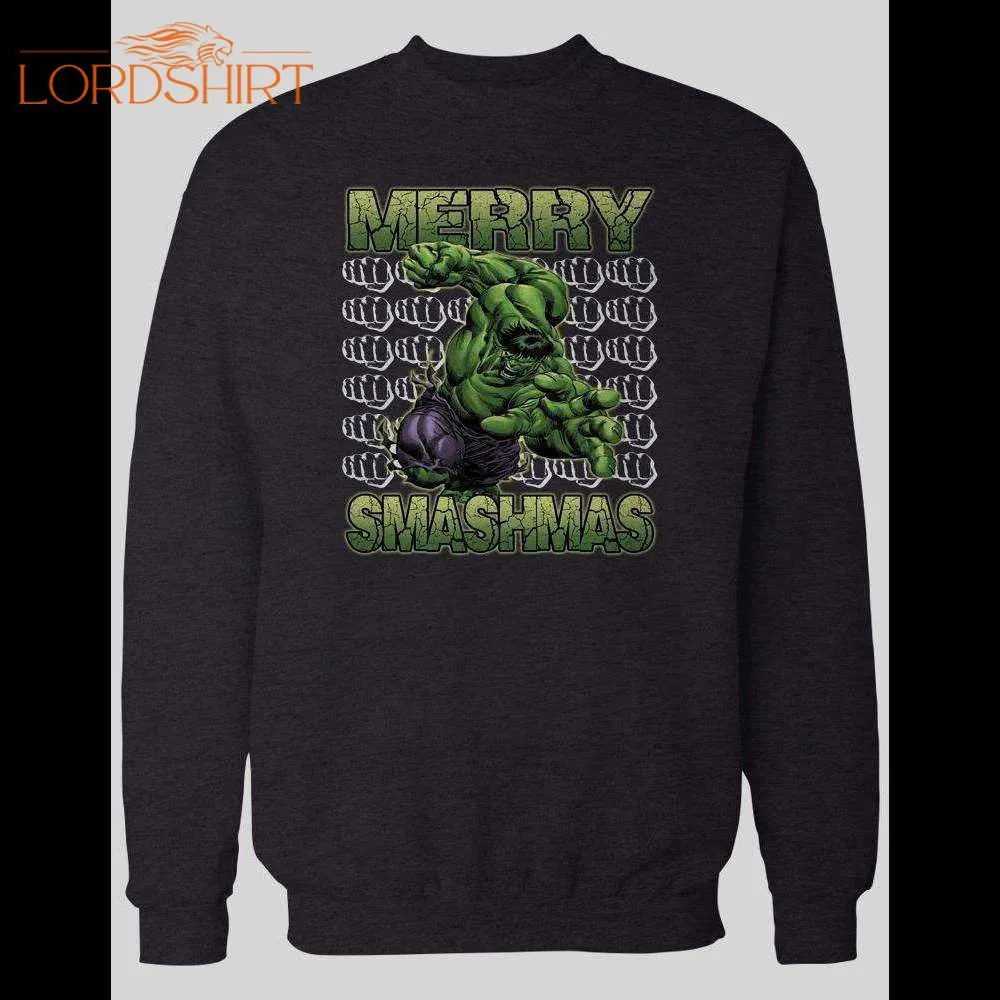 Merry Smashmas Hulk Christmas Winter Sweatshirt