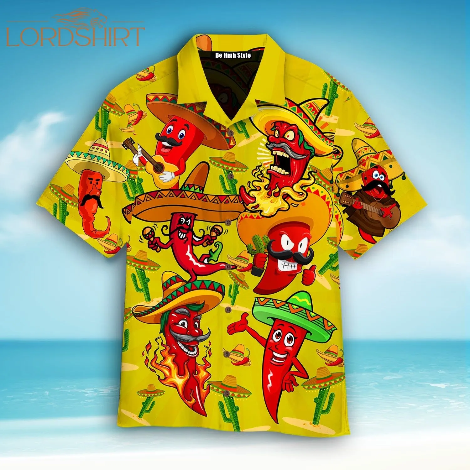 Mexican Chilli Cinco De Mayo Aloha Hawaiian Shirt