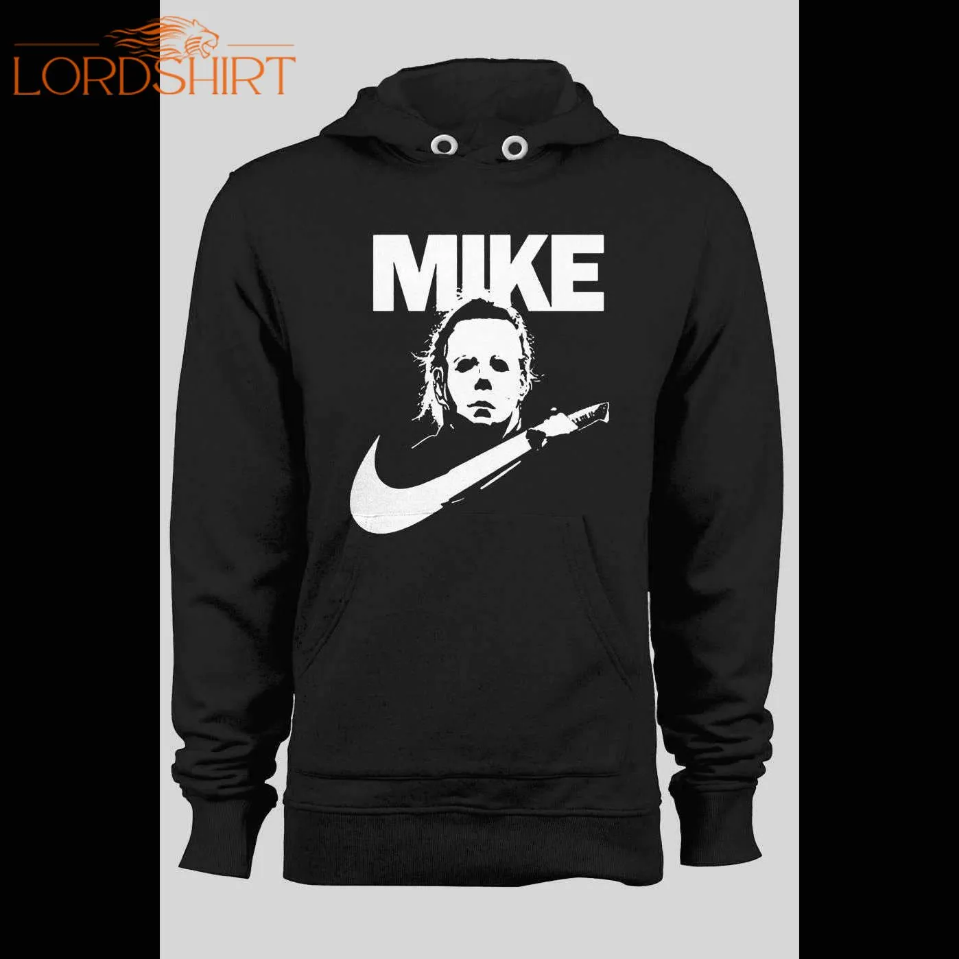 Michael Myers Shoe Logo Mash Up Winter Hoodie