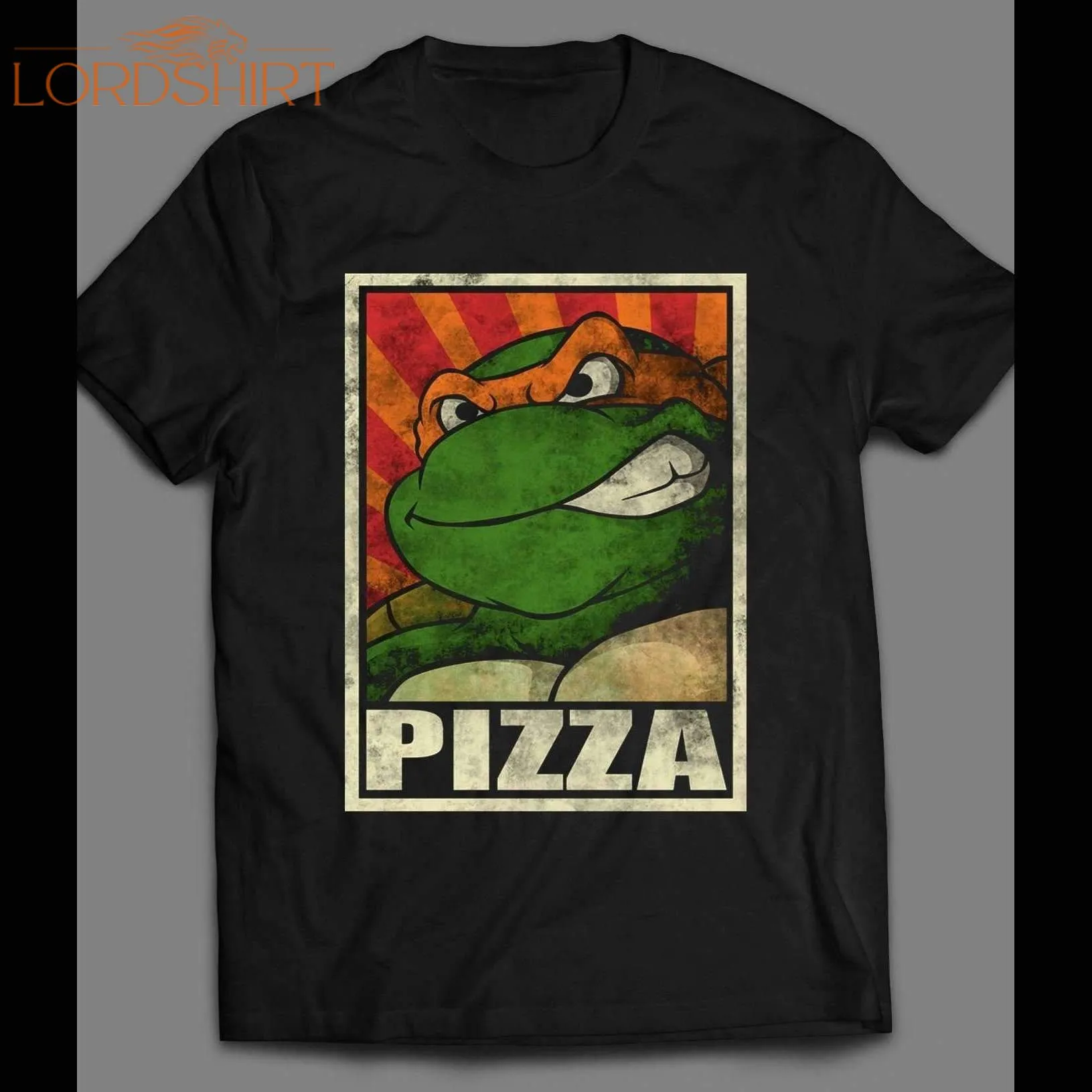 Michaelangelo Mikey Pizza Art Shirt