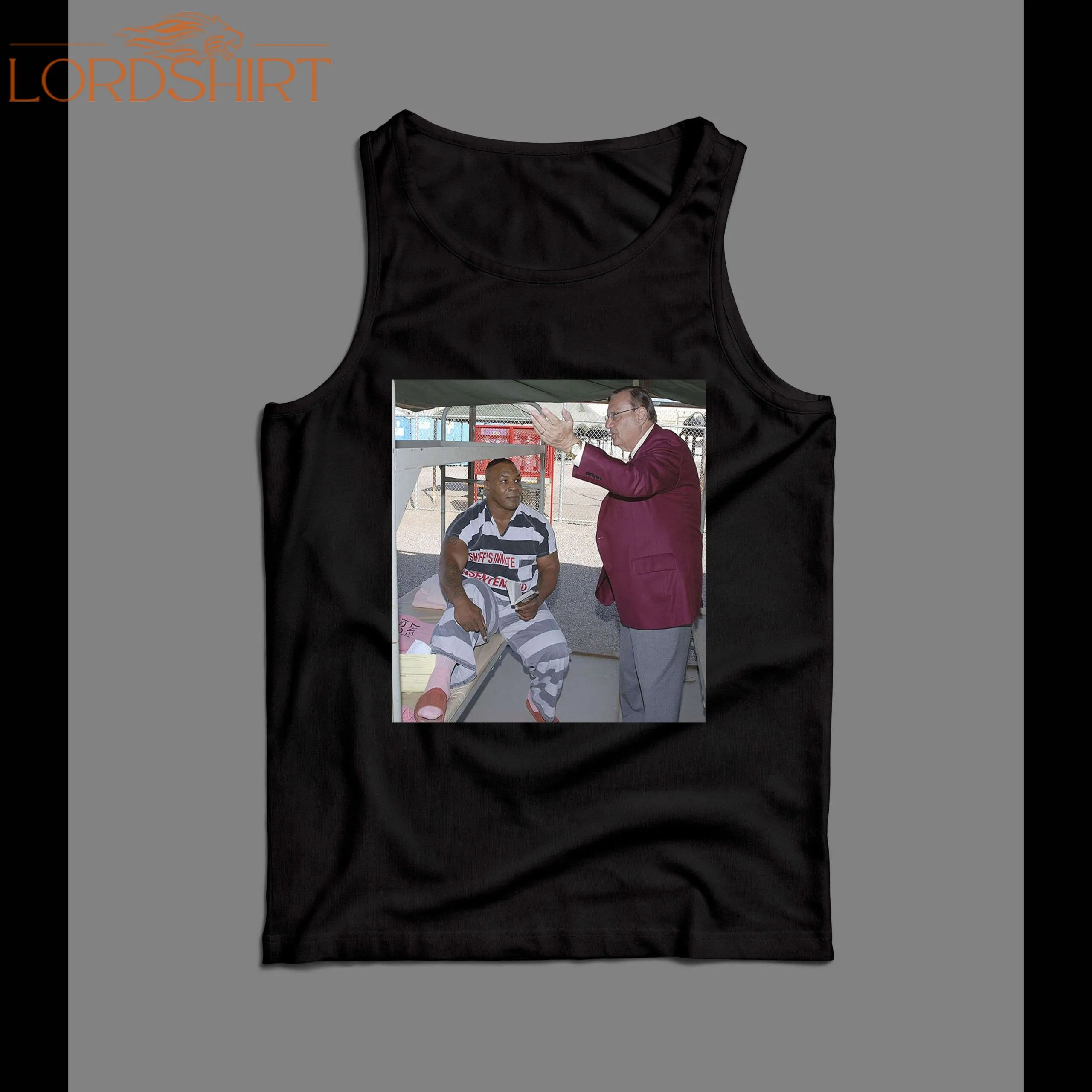 Mike Tyson Prison Blues Photo Oldskool Men's Tank Top