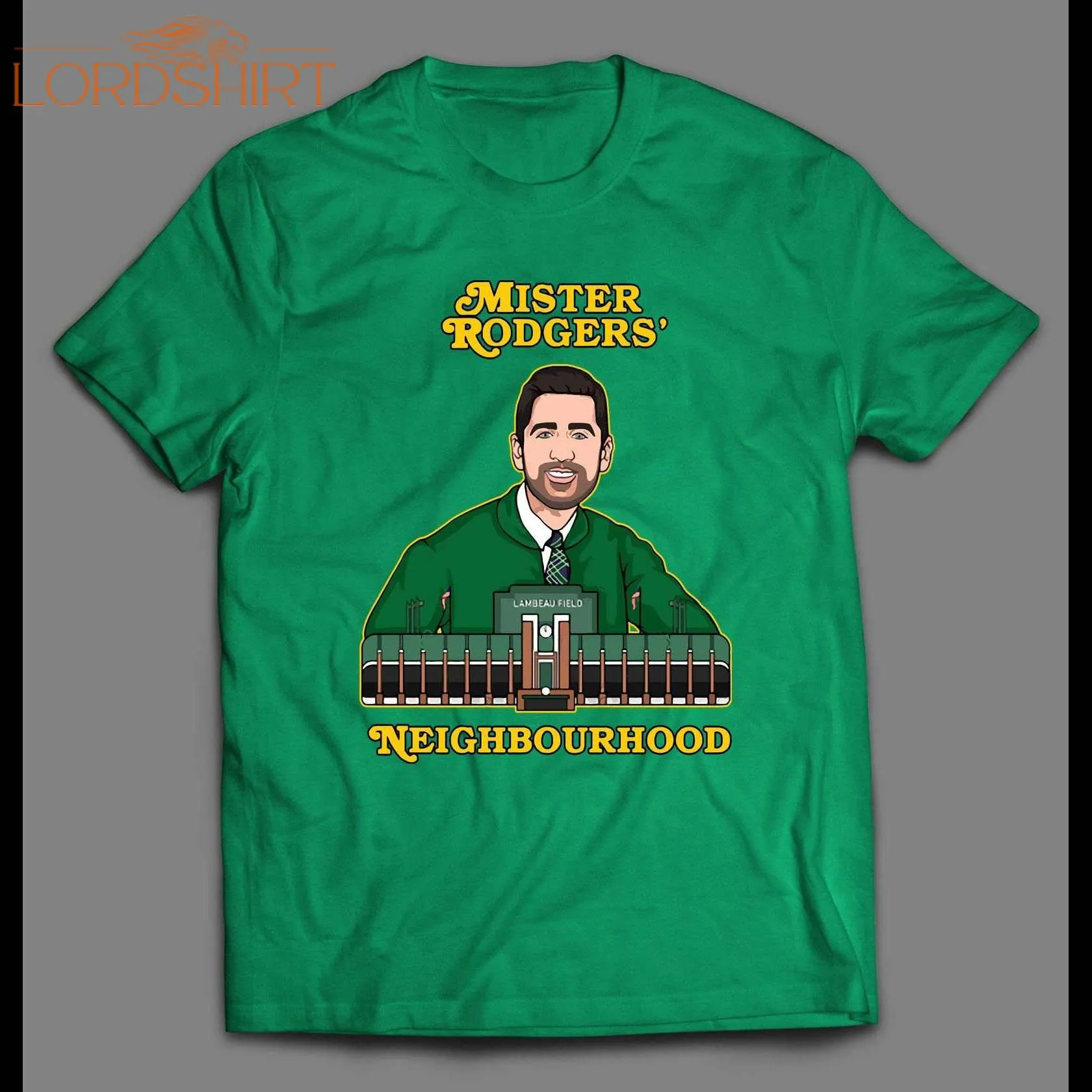 Mister Aaron Neighborhood Wisconsin Football Shirt