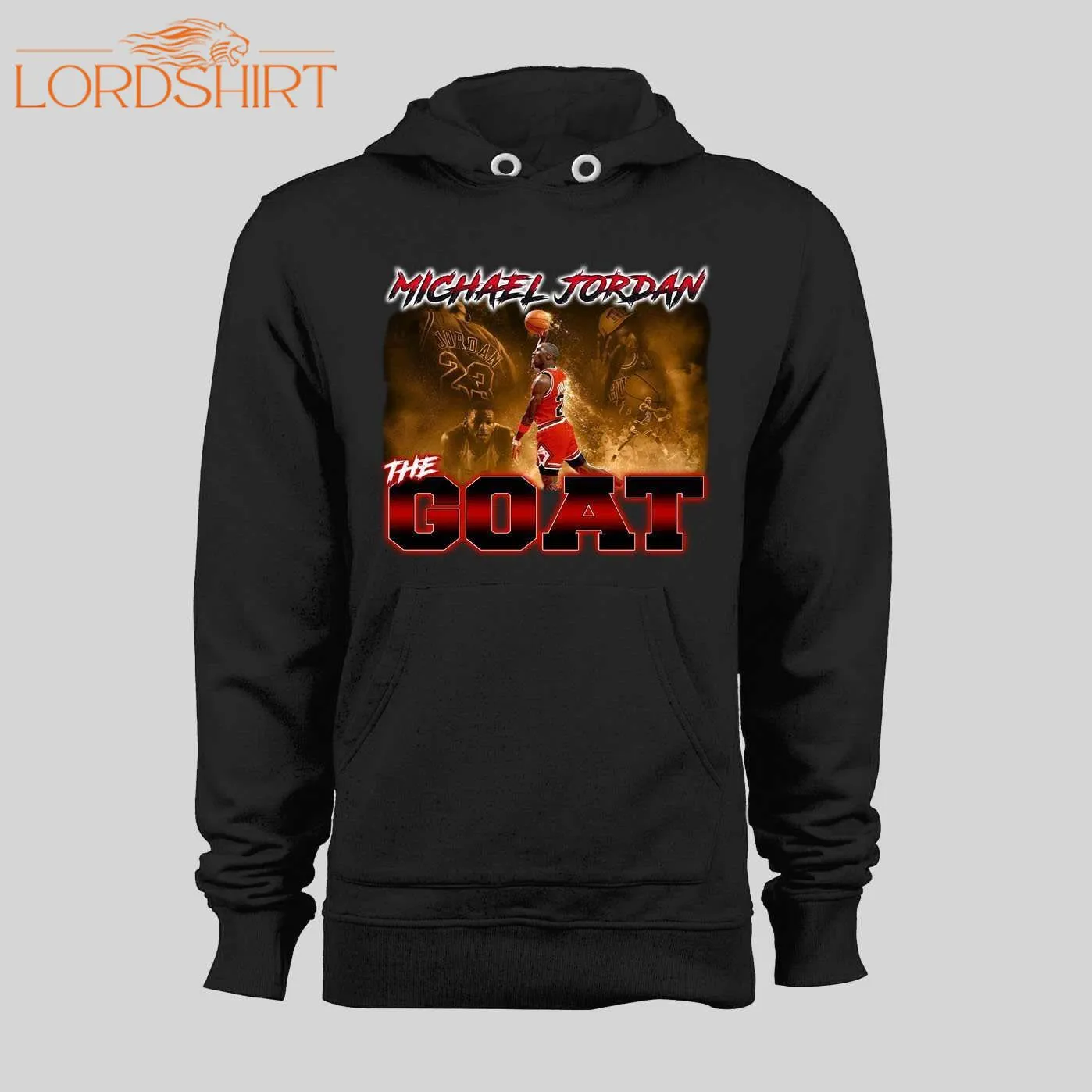 Mj The Goat Very Rare Bootleg Style Basketball Hoodie /sweatshirt