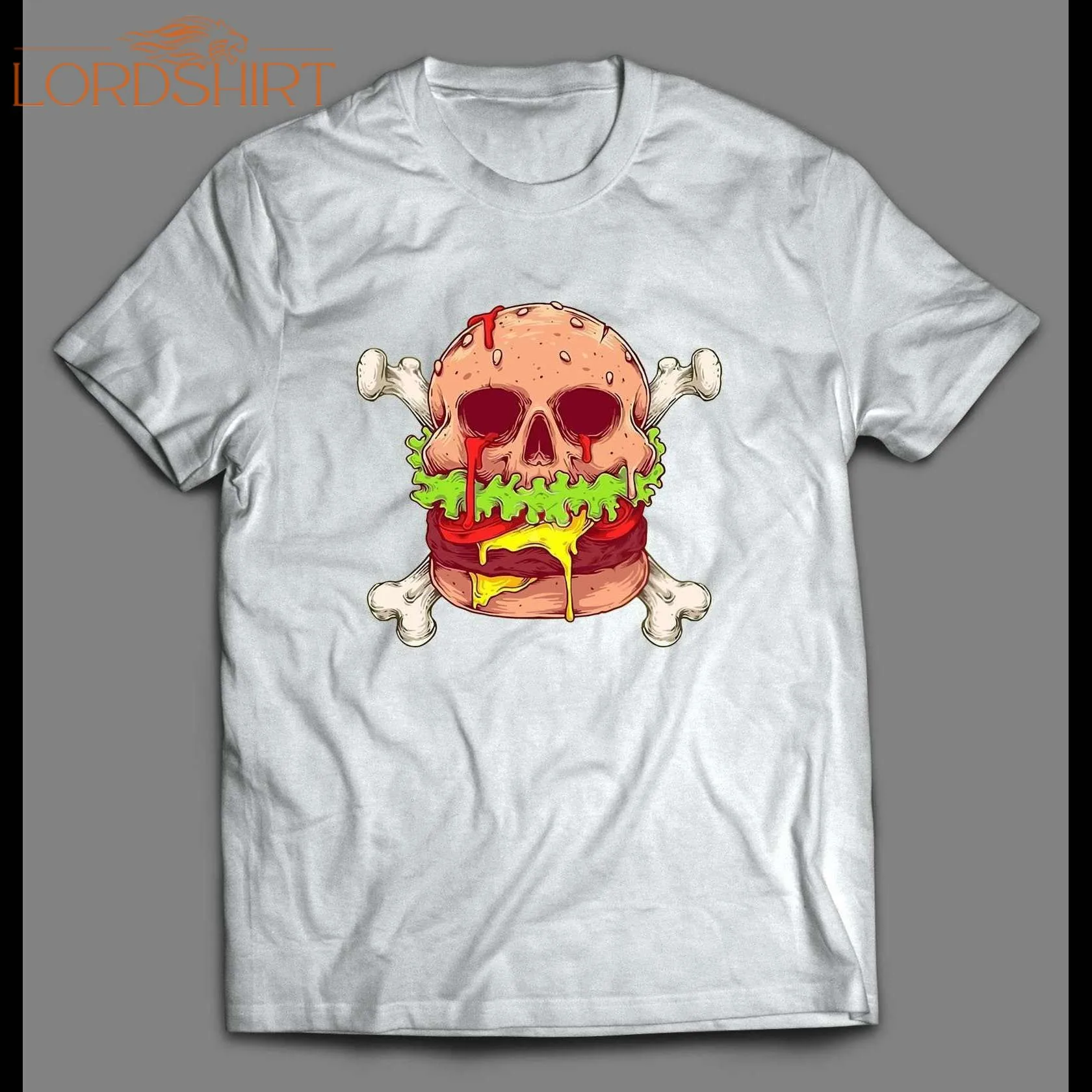 Monster Burger Custom Art Shirt