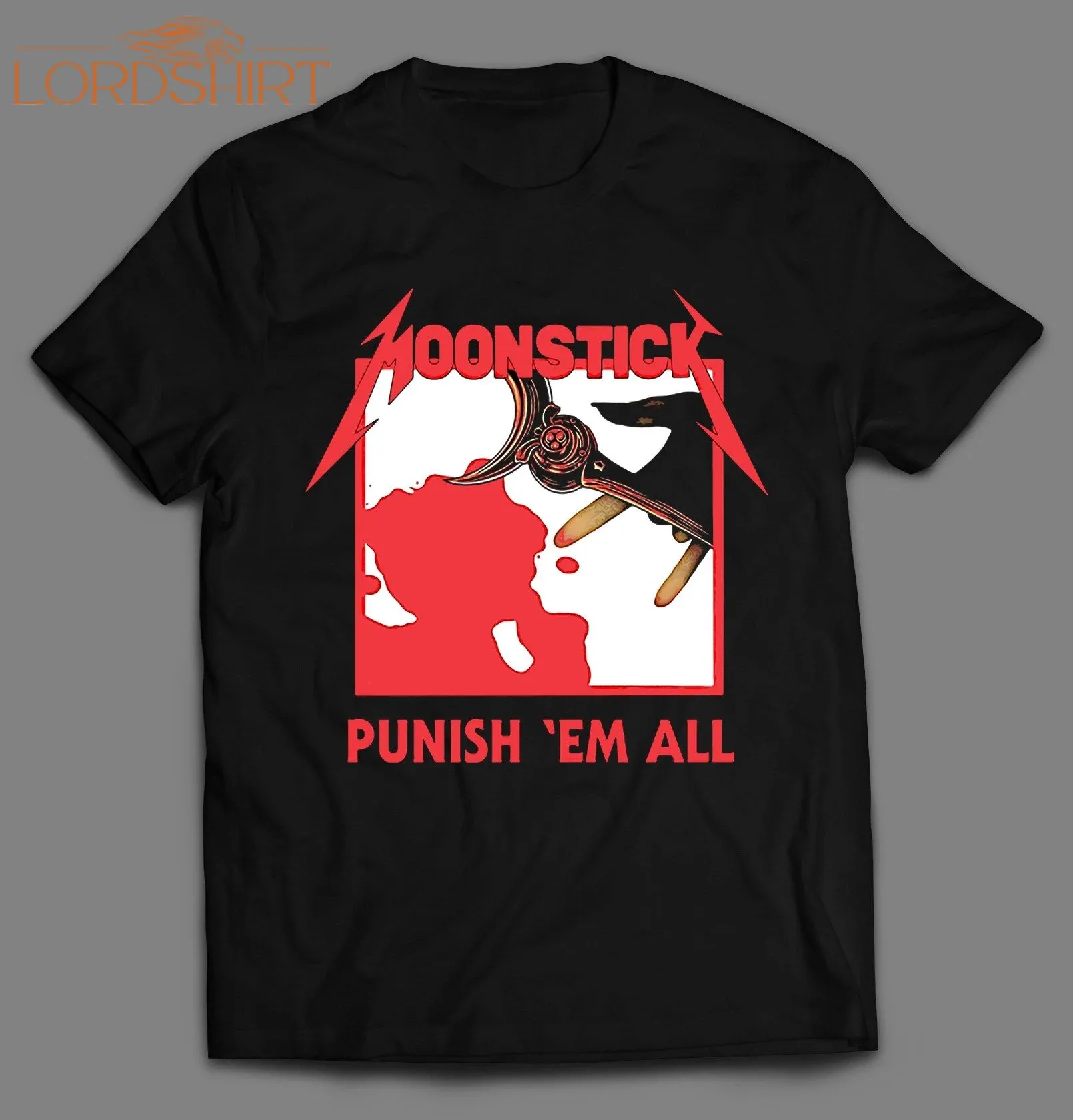 Moonstick Punish' Em All Anime Shirt