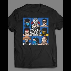 Mortal Kombat The Bloody Bunch Parody Shirt