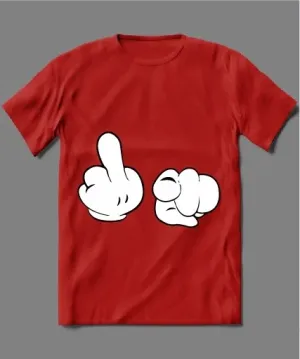 Mouse Hands Go Yourself Cartoon Parody Shirt