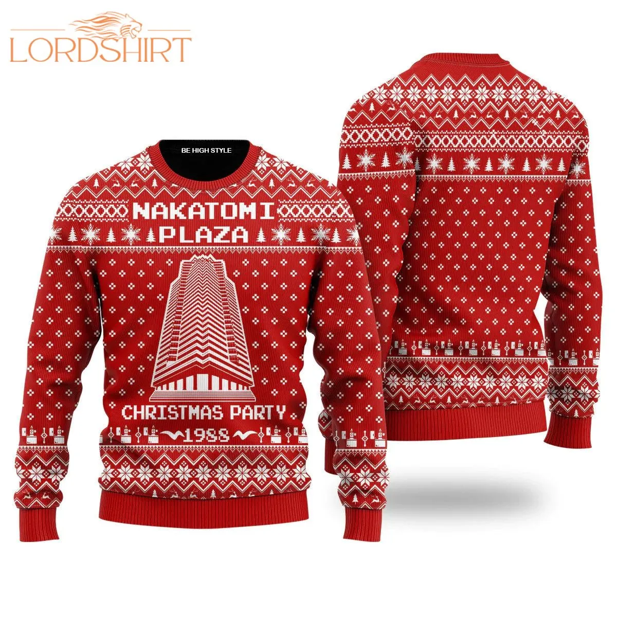 Nakatomi Plaza 1988 Ugly Christmas Sweater