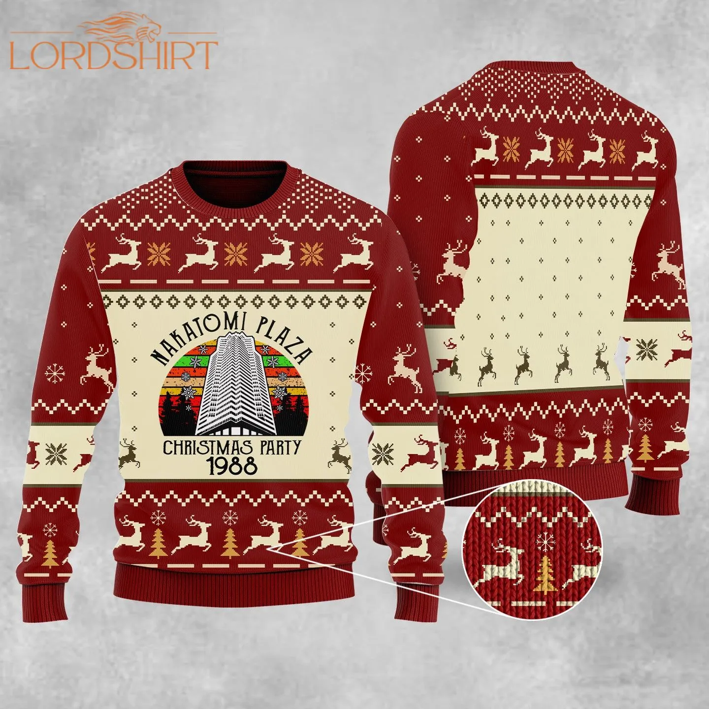 Nakatomi Plaza Ugly Christmas Sweater