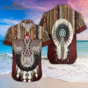 Native American Pattern Hawaiian Shirt