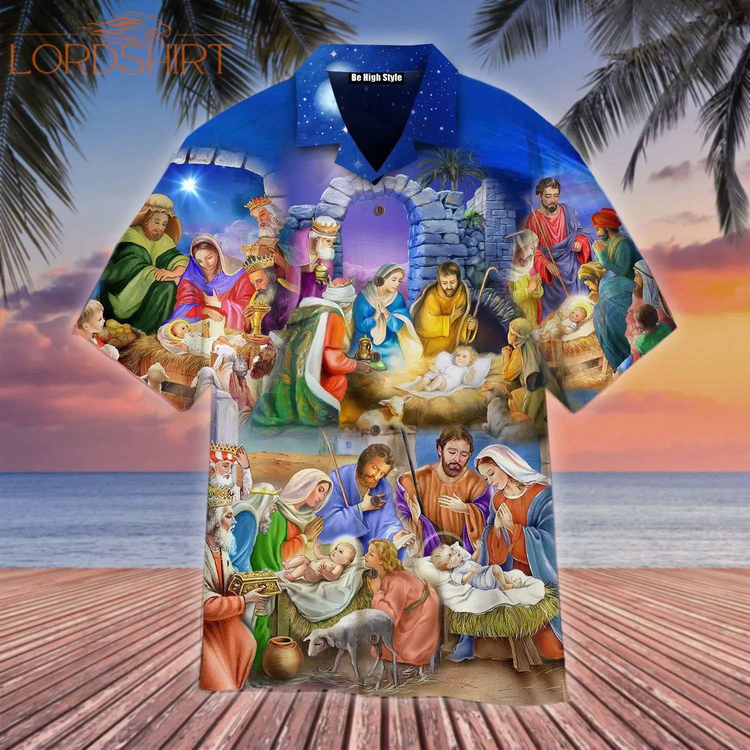 Nativity Christmas - Birth Of Jesus Hawaiian Shirt