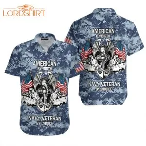 Navy Veteran Aloha Hawaiian Shirts For Men & For Women